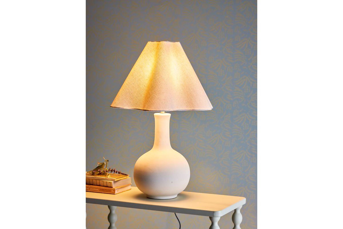 Tischlampe Basically - aus Steingut