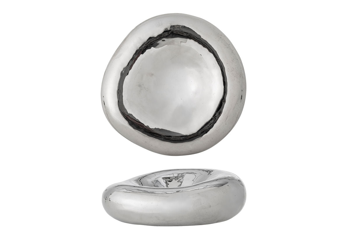 Schale Célorin – Silber Steingut