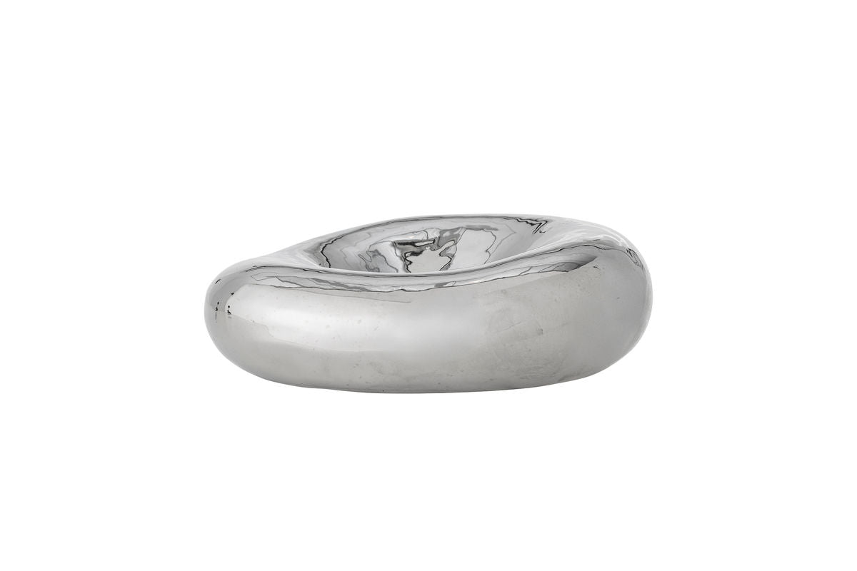 Schale Célorin – Silber Steingut