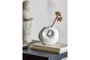 Vase Zola - Weiß, aus Steingut, ründlich