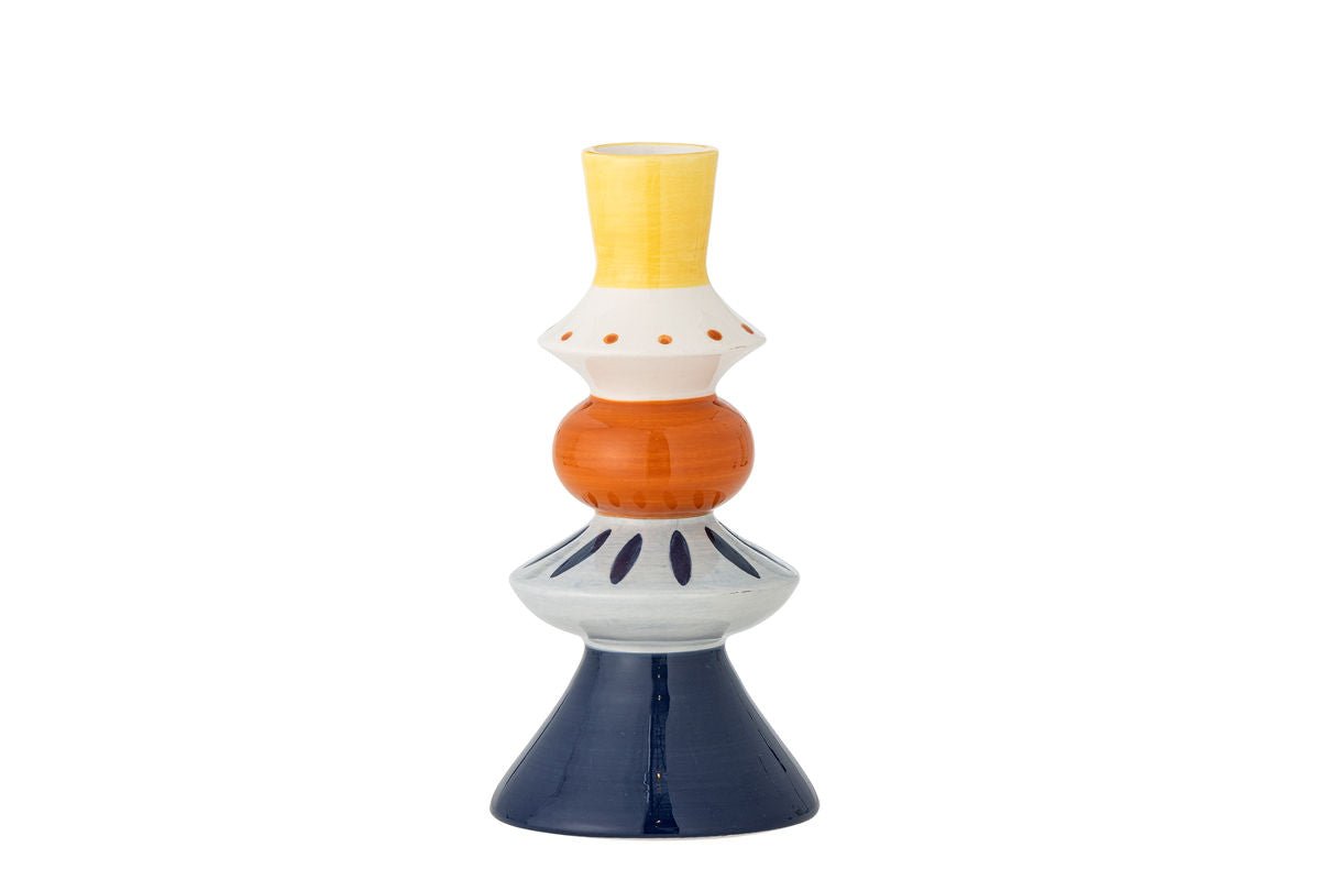 Vase Lio - Bunt, aus Steingut