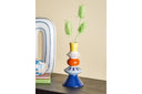 Vase Lio - Bunt, aus Steingut