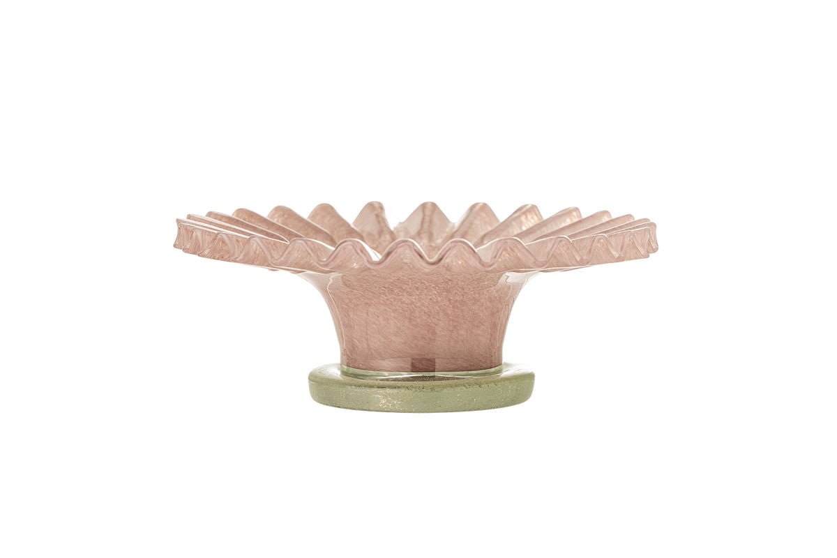 Dekoschale Orviane – Rose Glas