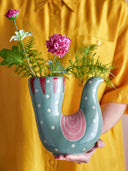 Vase Morina – Buntes Steingut