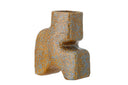 Vase Solena – Steingut in Braun