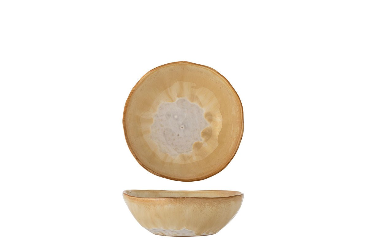 Schale Simba – Natur, aus Steingut gefertigt