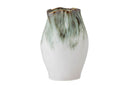 Vase Elvyn – Steingut mit reaktiver Glasur