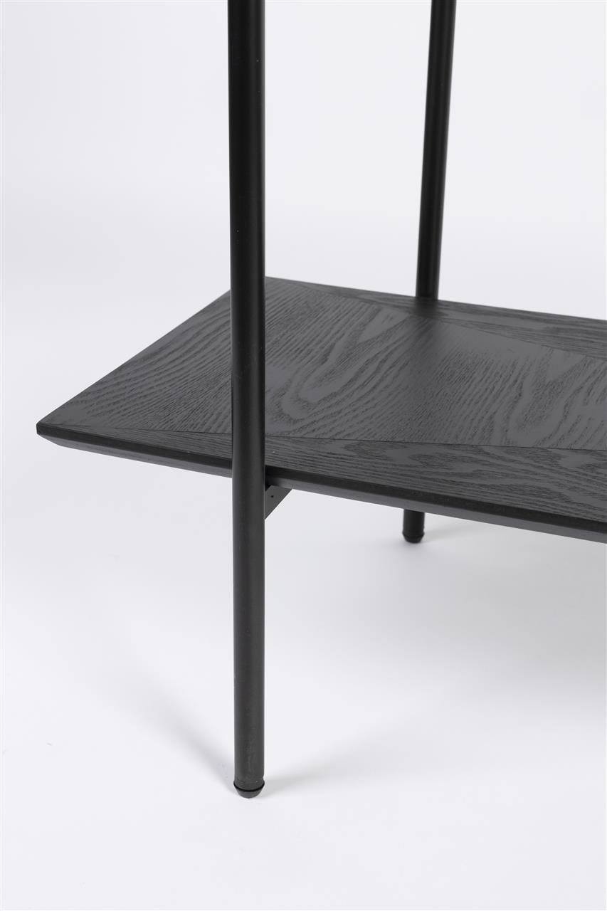 Wandregal Marcio – aus MDF in Schwarz