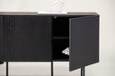 Kommode Elvesta – 150 cm, Whitewash oder Schwarz, Modern Skandi