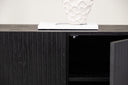 Kommode Elvesta – 150 cm, Whitewash oder Schwarz, Modern Skandi