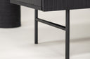 Kommode Elvesta – 150 cm, Whitewash oder Schwarz, Modern Skandi