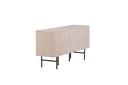 Kommode Elvesta – 150 cm, Whitewash oder Schwarz, Modern Skandi