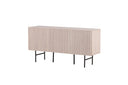 Kommode Elvesta – 150 cm, Whitewash oder Schwarz, Modern Skandi