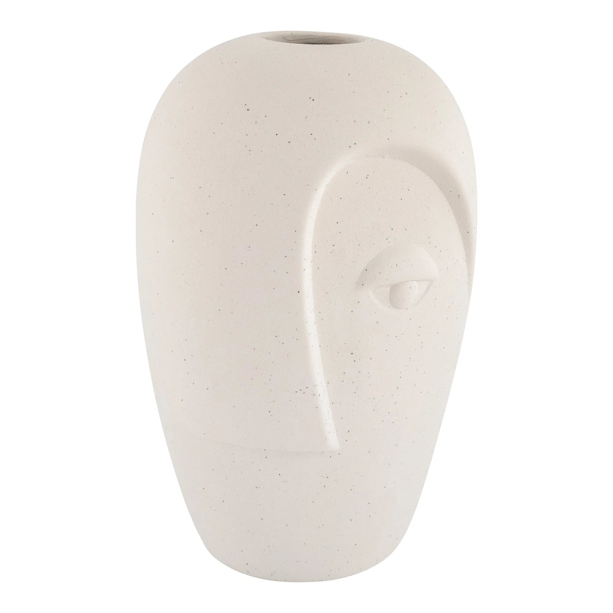 Vase „Elyra“ – Sandfarbenes Keramik-Design