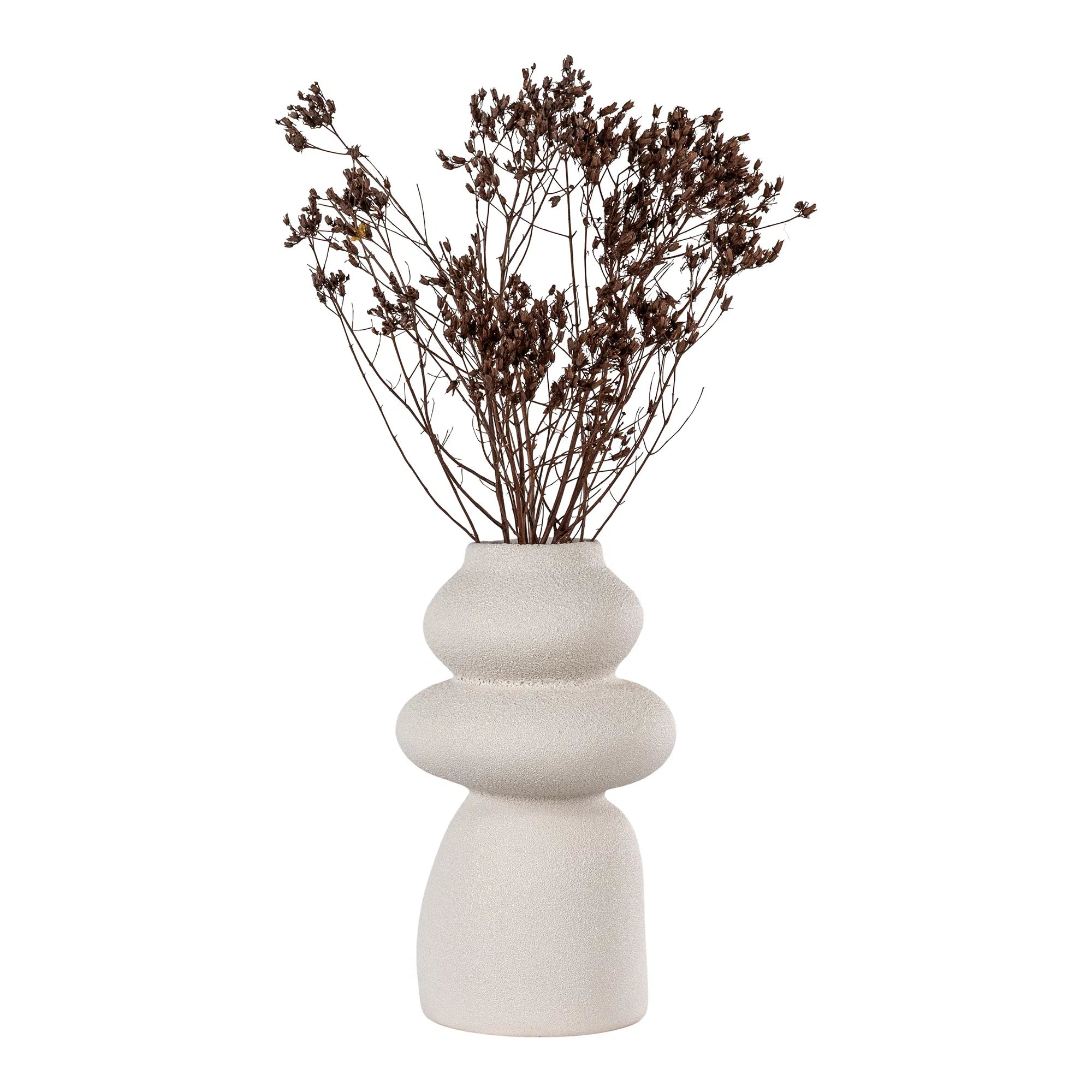 Vase „Serona“ – Keramik in Beige