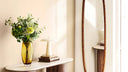 Vase Finn - aus gold-orangem Glas