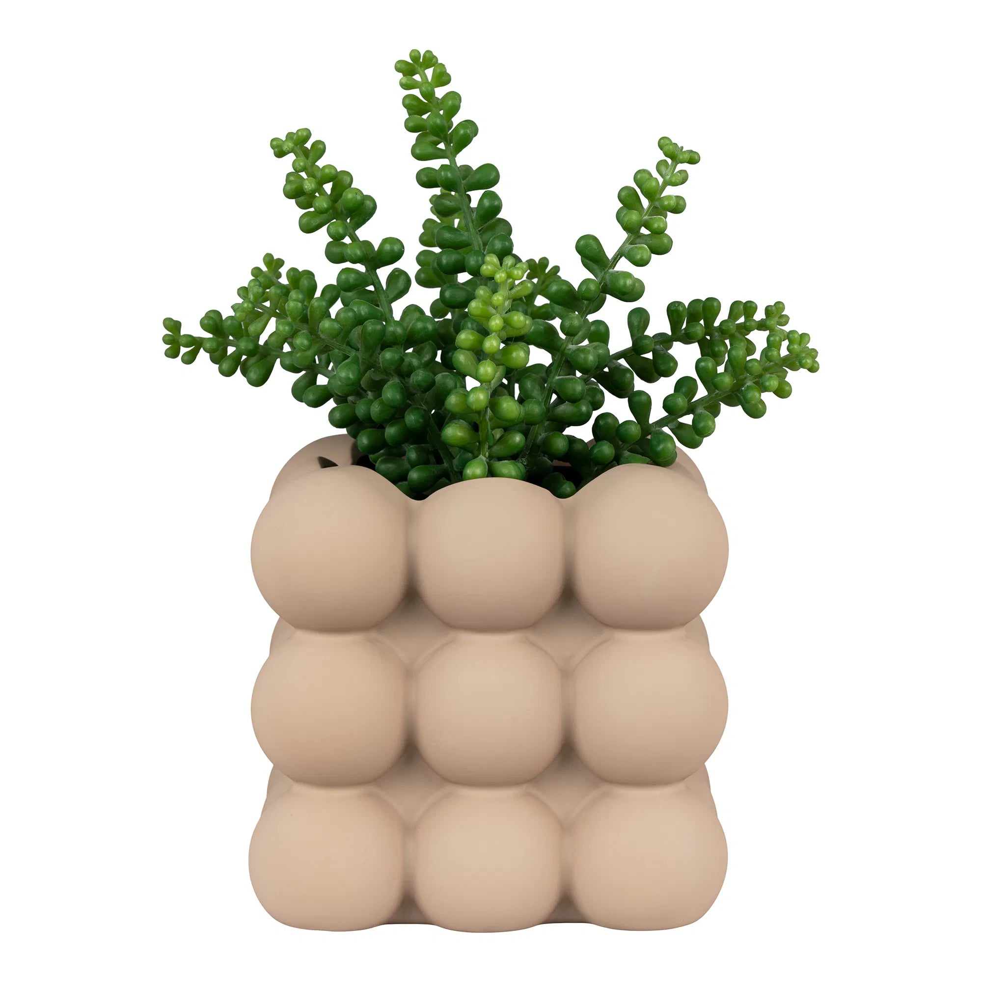 Blumentopf „Caviano“ – Verspieltes Kugeldesign aus Steingut