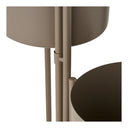 Blumentopf Marven – Braun lackierter Stahl mit modernem 3er-Design