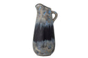 Vase Noira – Steingut in Schwarz