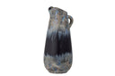 Vase Noira – Steingut in Schwarz