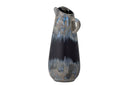Vase Noira – Steingut in Schwarz