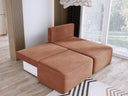 Designer Ecksofa Tilia Cord mit Schlaffunktion und Stauraum