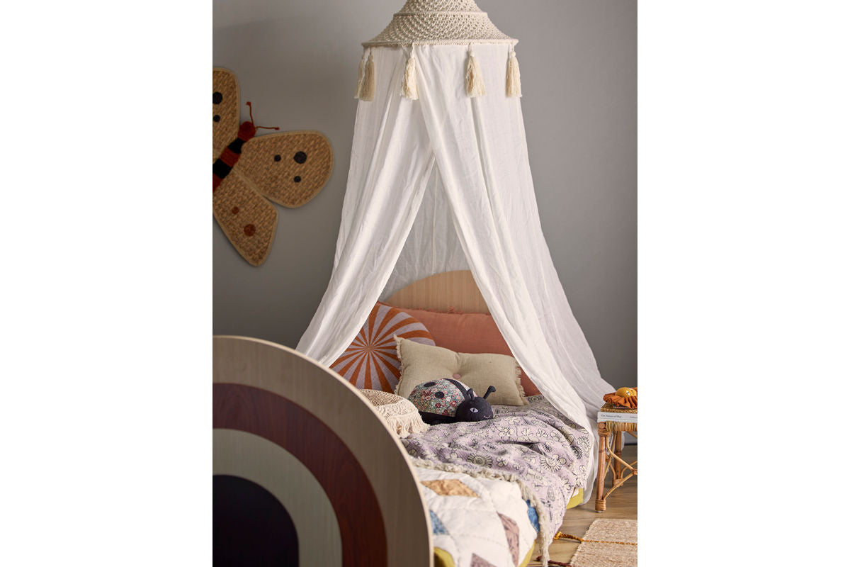 Baldachin Kiara - luftiger Betthimmel in Weiß fürs Kinderzimmer