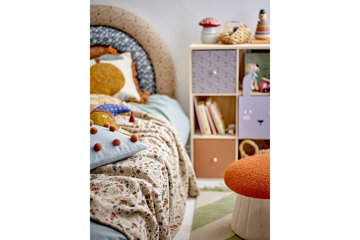 Bücherregal Kris – mit Schubladen aus Paulownia