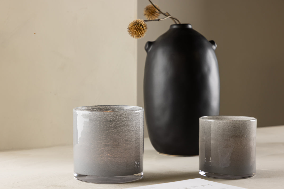 Laterne Eddie - Laterne aus Glas in verschiedenen Farben