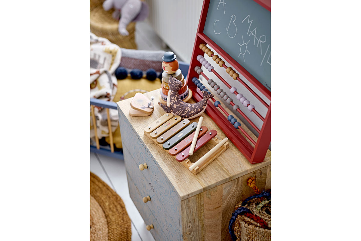 Lernspielzeug Liana - Holz-Abakus mit Tafel für Kinder