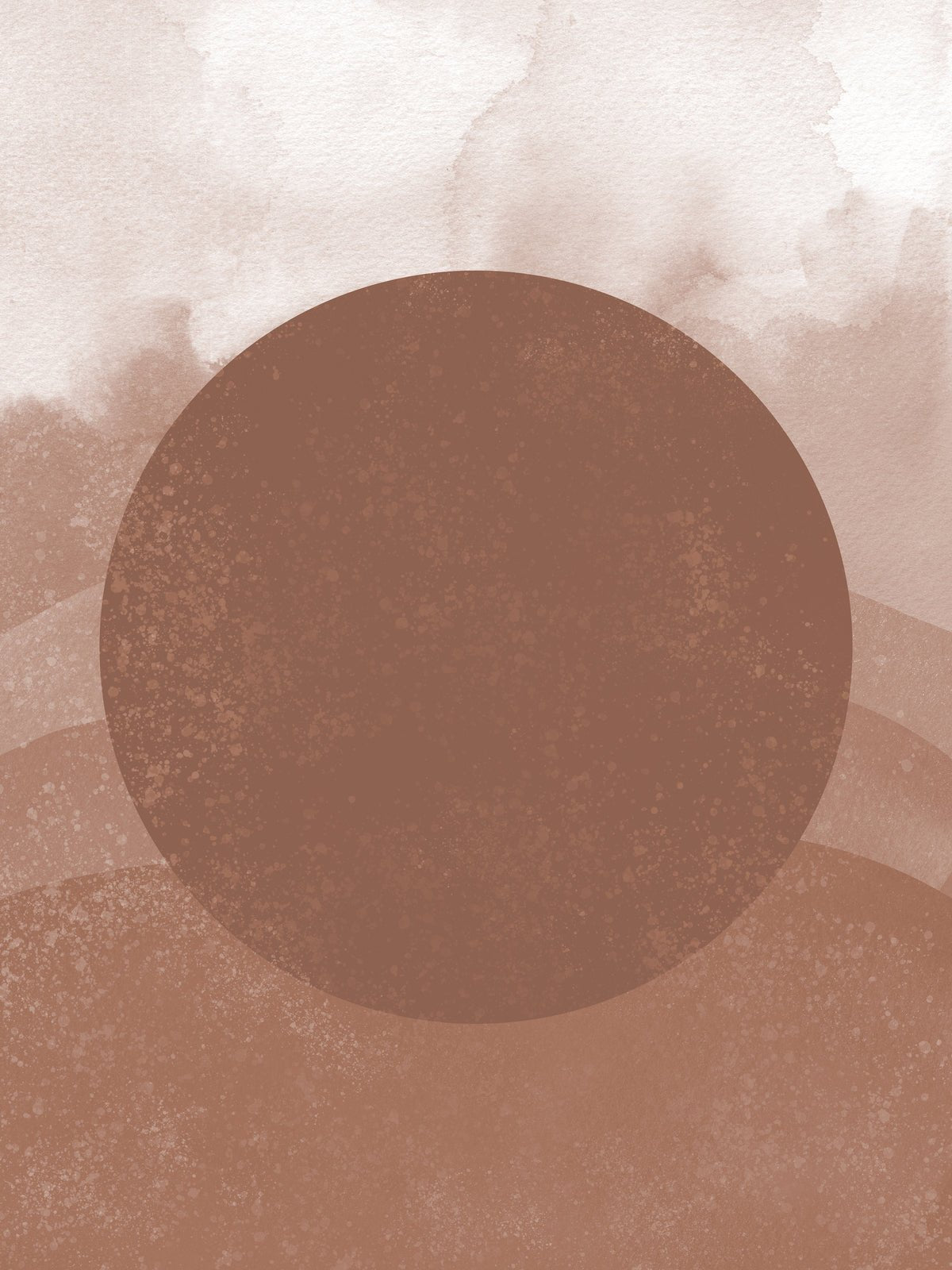 Poster Concentric aus hochwertigem Papier