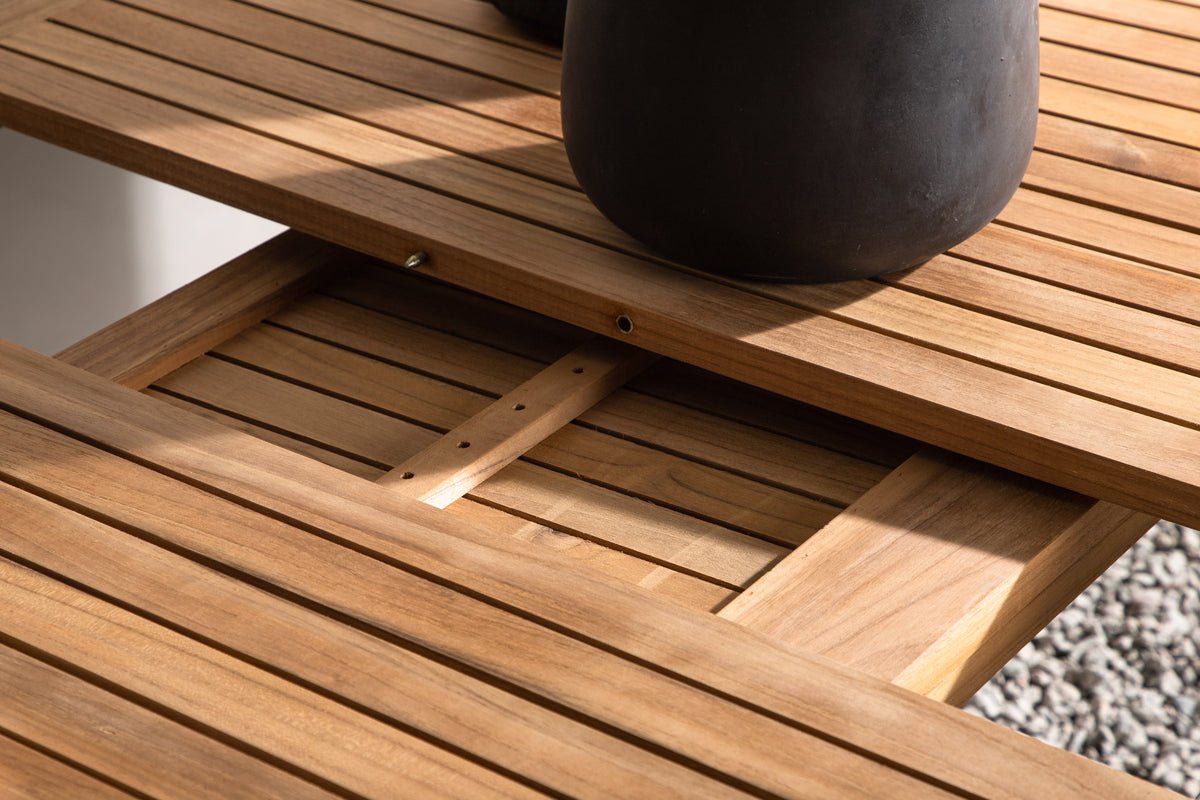 Gartentisch Lunea - ein ausziehbarer Esstisch für draußen