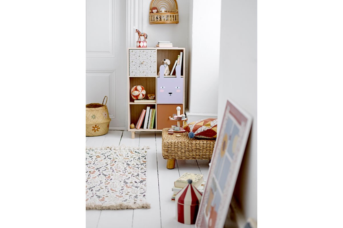 Aufbewahrungsgefäß Liam - dekoratives Zirkuszelt aus Steingut mit Deckel