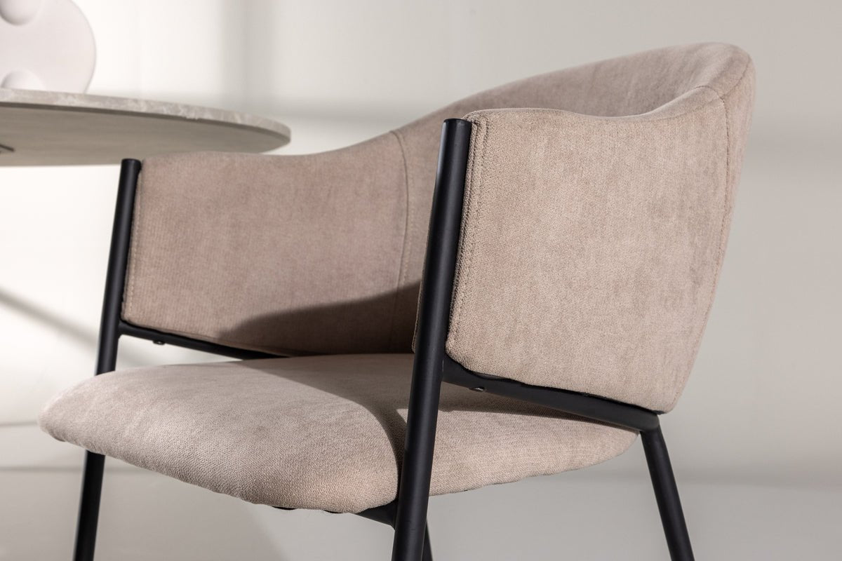 2er Set - Stuhl Nivia in natürlichem Design