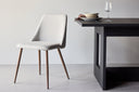 2er Set - Stuhl Liora aus weichem Polyestersamt