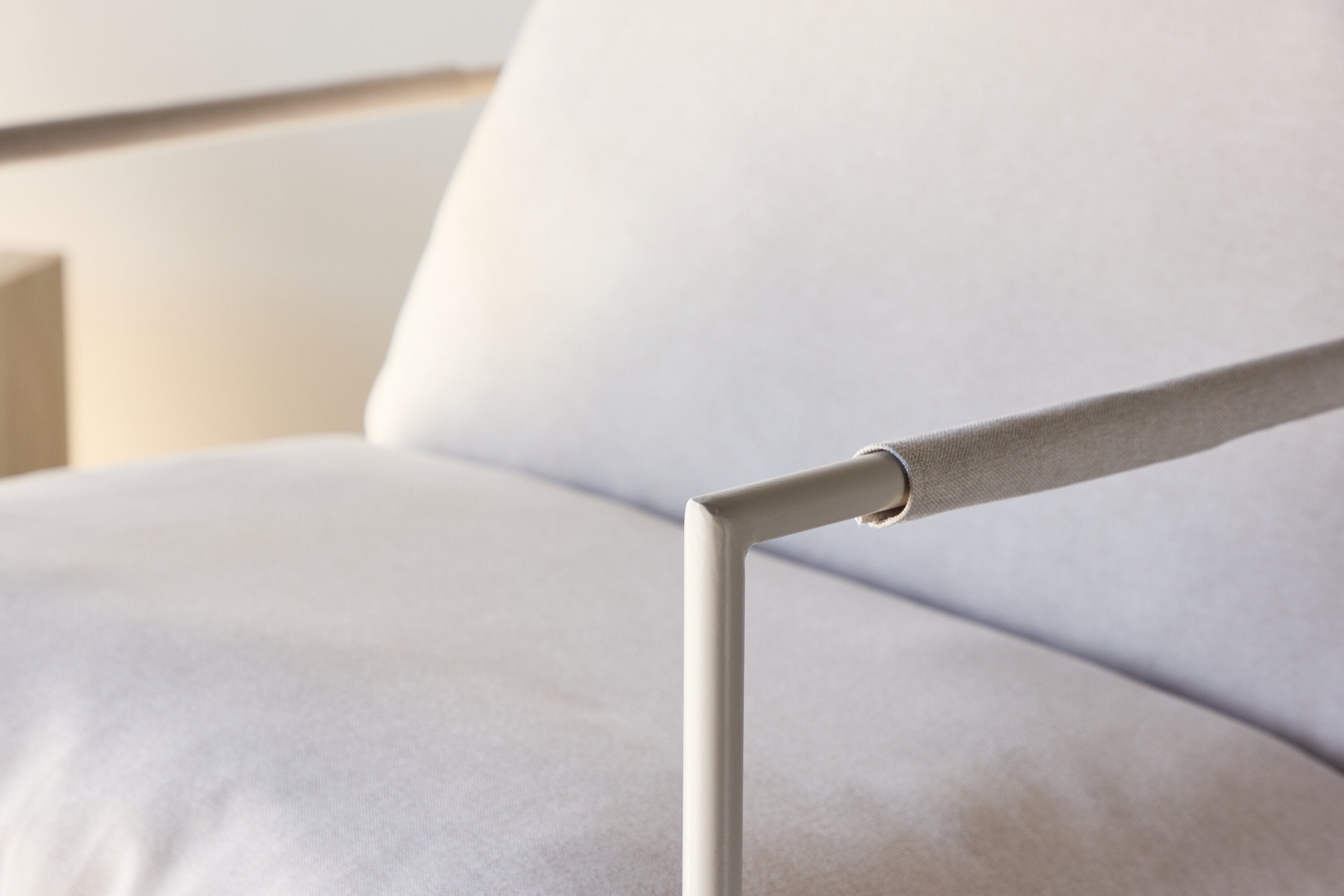 Stuhl Brika - In Beige mit Sitzkissen