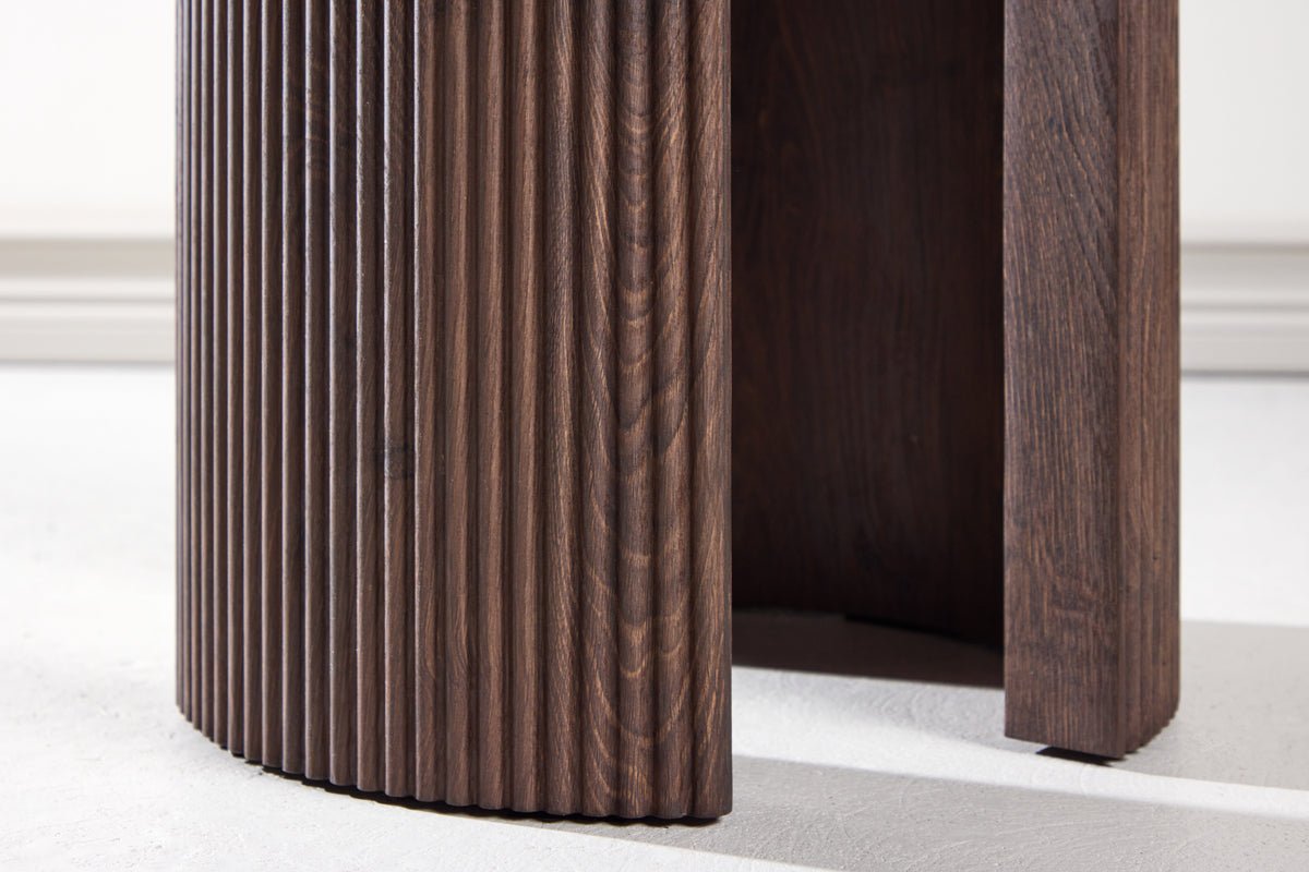 Beistelltisch Belrose – in Mokka oder Whitewash