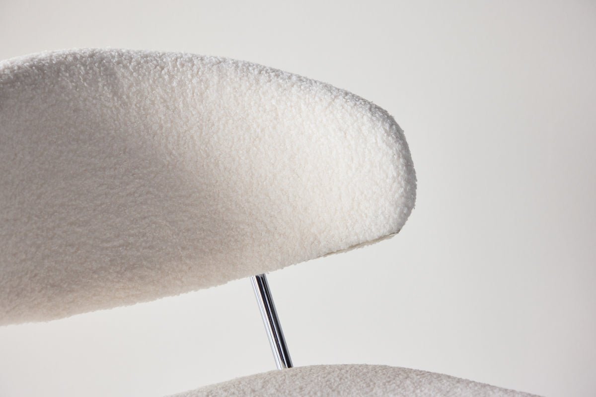 2er Set - Stuhl Seville mit Bouclé-Bezug für Wärme und Struktur