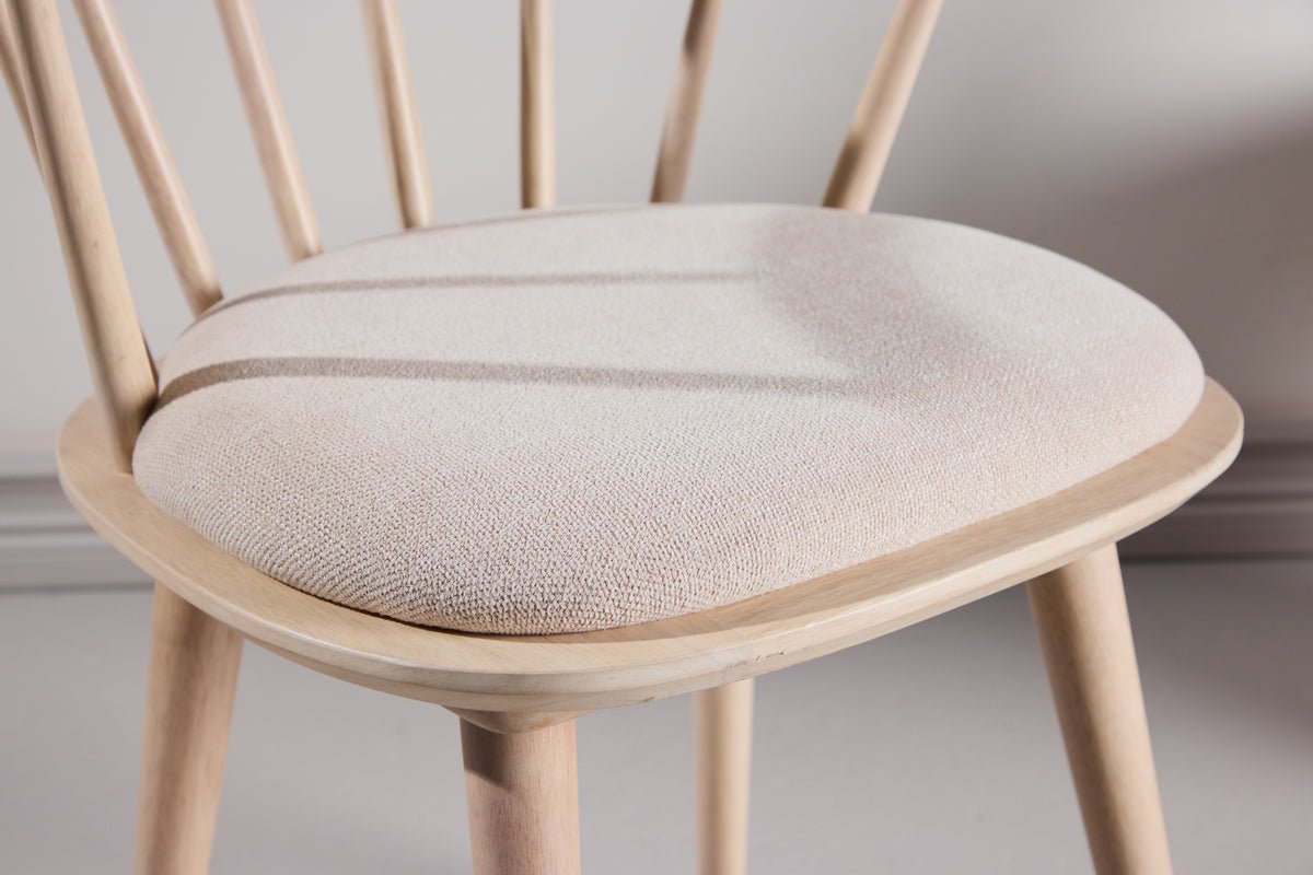 2er Set - Stuhl Ballado mit fest vernähtem Sitzkissen