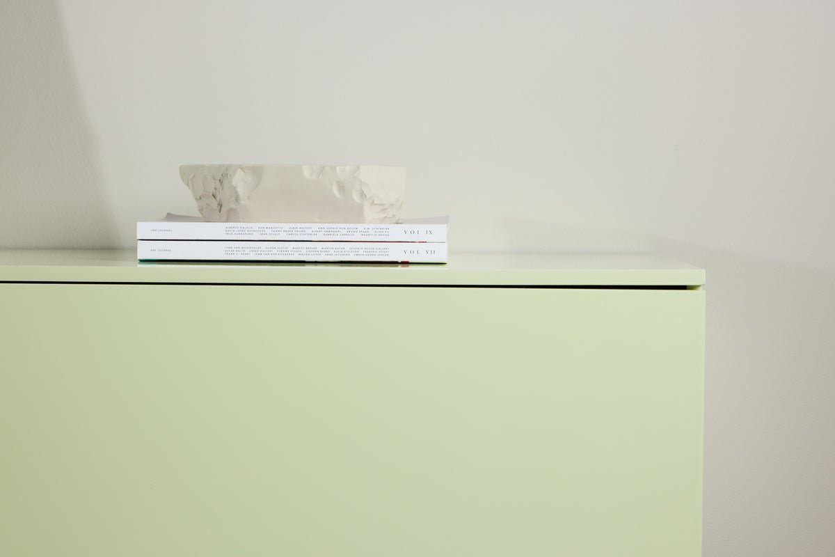 TV-Lowboard Marivo – Glänzendes Design in frischem Grün