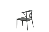 6er Set - Gartenstuhl Tina aus Rattan/Aluminium