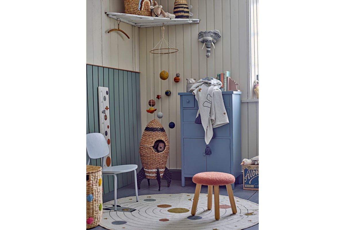 Aufbewahrungskorb Ipan – mit Deckel aus Seegras