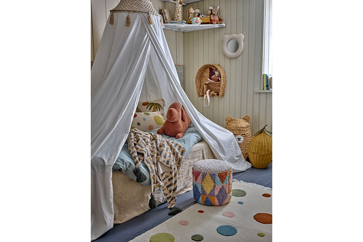 Baldachin Kiara - luftiger Betthimmel in Weiß fürs Kinderzimmer