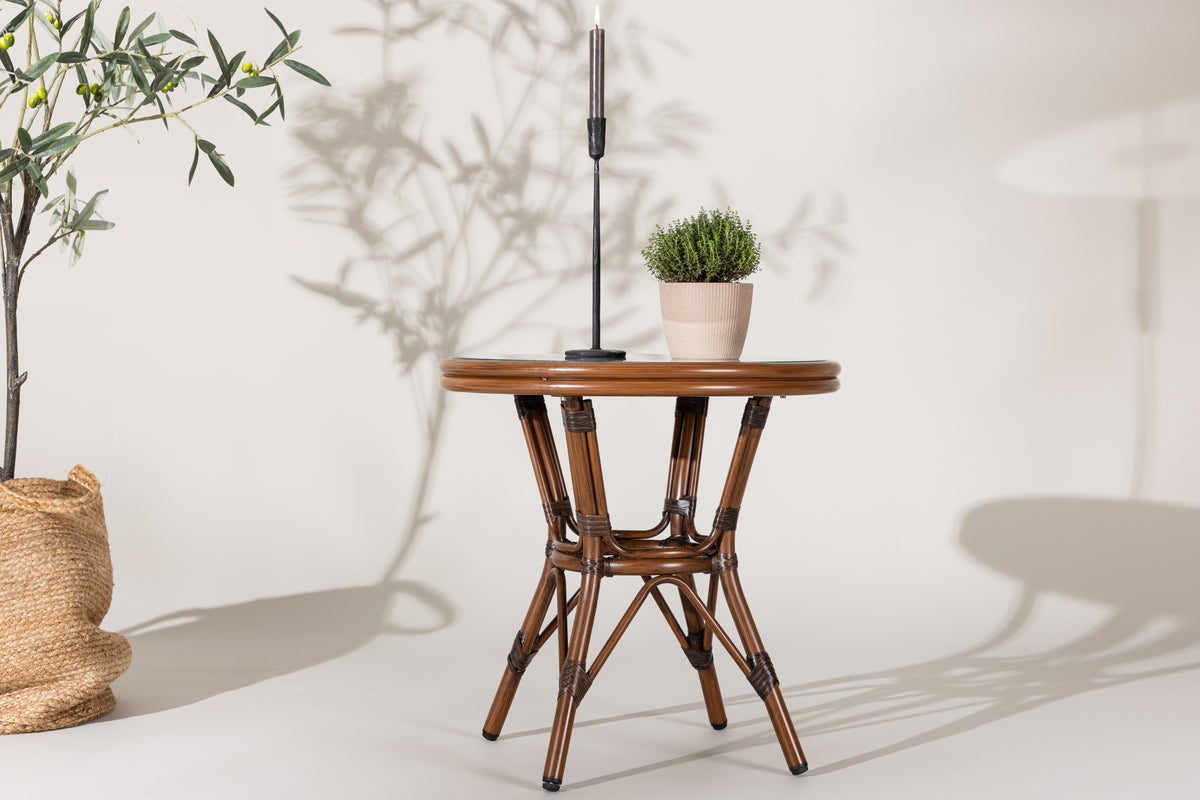 Kaffeetisch Sarge -  Ø60 in der Farbe Braun