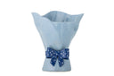 Vase Florielle – Blaues Steingut