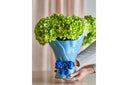 Vase Florielle – Blaues Steingut
