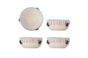 Schalen-Set Berry – 4-teiliges Steingut-Set in Rosé