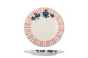 Teller-Set Hari – Handbemaltes Steingut in Rosé (4er-Set)