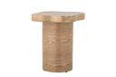 Beistelltisch Margo – Zylindrisches Design in warmem Naturton