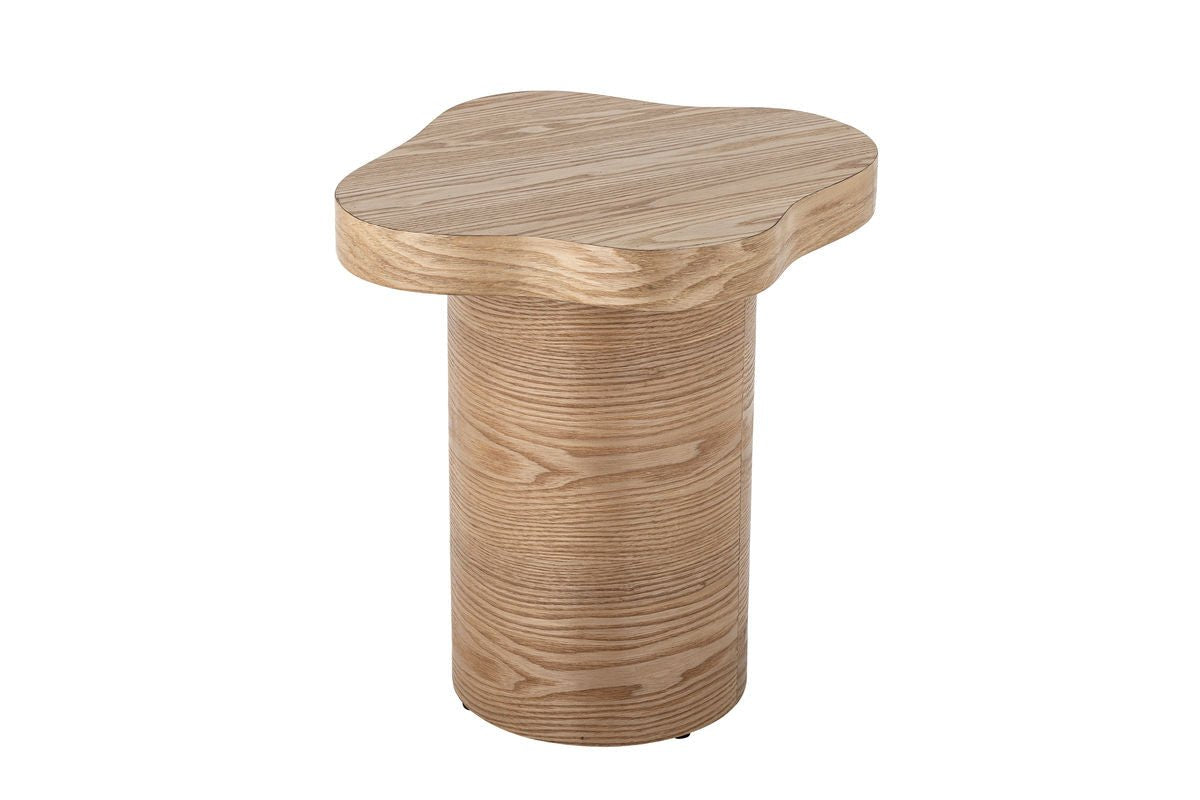 Beistelltisch Margo – Zylindrisches Design in warmem Naturton